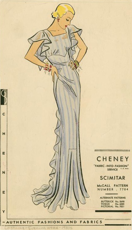 1930's dress pattern